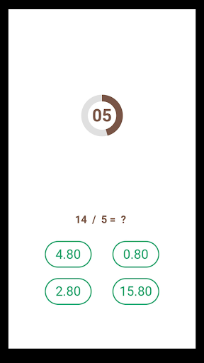 Maths Quiz or PDF Screen 2