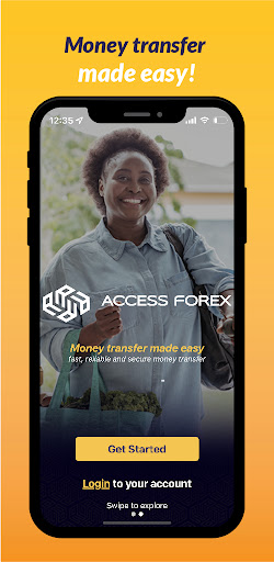 Android application Access Forex - Money Transfer screenshort