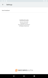 SecureAuth Authenticate Screenshot