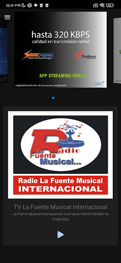 Radio La Fuente Musical Screen 3