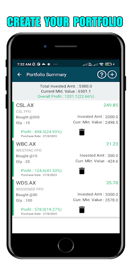 Australian Stock Market Screen 3