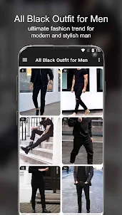 All Black Outfit for Men