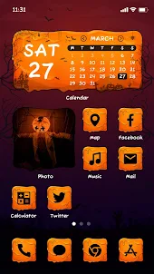 Wow Happy Halloween, Icon Pack