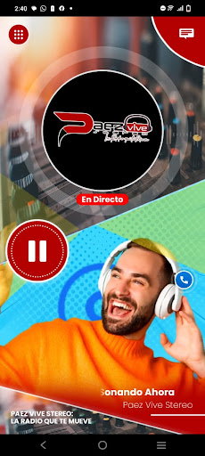 Emisora Paez Vive Stereo Screen 2