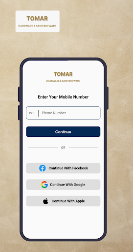 Android application Tomar Hardware screenshort