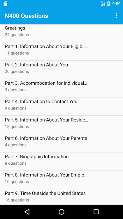 N400 Interview Questions for U - 1.0.1 - (Android)