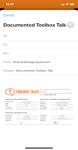 Toolbox Talks Safety Briefings