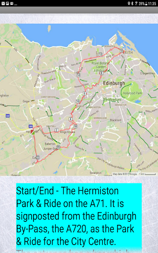 Satnav CycleRoutes-Edinburgh 2 Screen 3