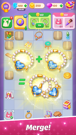 Game screenshot Styliste: Makeover Merge hack