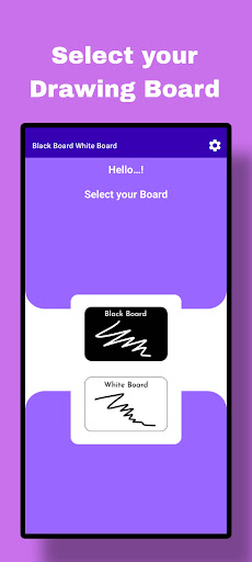 Android application Black Board White Board screenshort