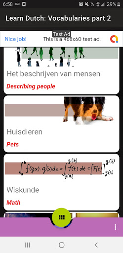 Learn Dutch words and vocabul