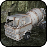 Cement Truck Hill Climb 3D icon