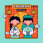 Cover Image of ดาวน์โหลด Happy Chuseok Greeting Cards 1.0 APK