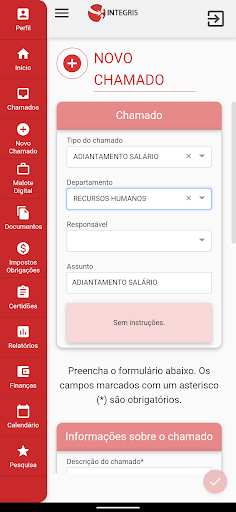 Integris Contabilidade Screen 2