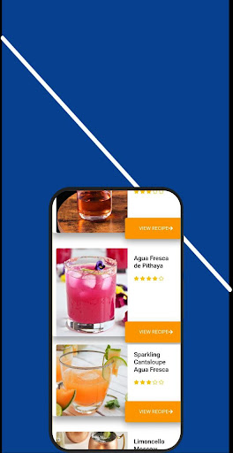 Android application cocktail Recipes screenshort