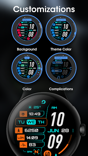 PRADO 35 Digital Watch Face Screen 3