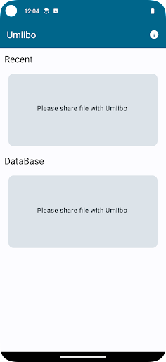 Android application Umiibo screenshort
