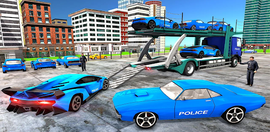 Police Car Transportuff1aCop Games  screenshots 4
