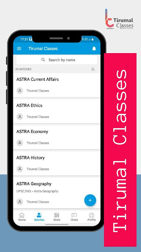 Tirumal Classes for Groups Screen 2