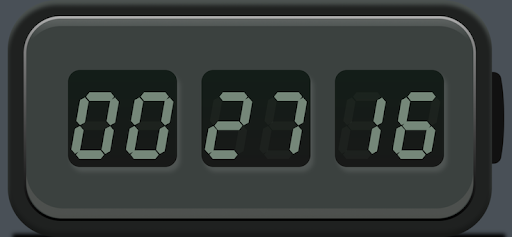 Digital Clock Screen 2