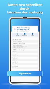 NFC-Tag-Lesegerät Screenshot