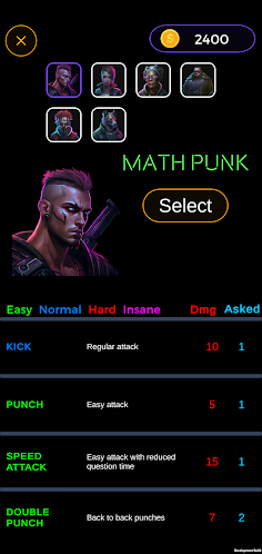 Math Punks - Screenshot 2