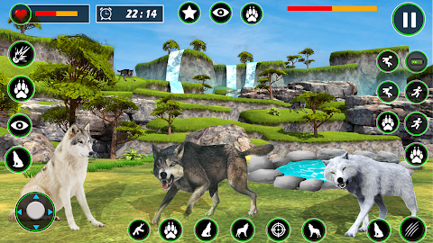 Wolf Games: Wolf Simulator 3Dのおすすめ画像5