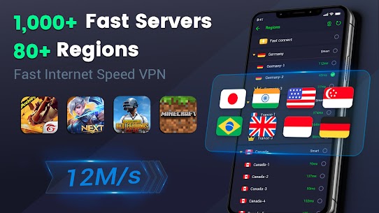 3X VPN – Free, Unlimited, Safe surf, Speed up apps 7