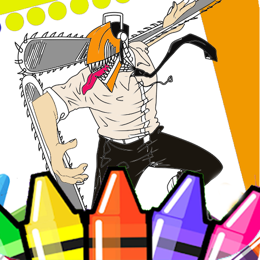 Chainsaw Man Coloring Pages