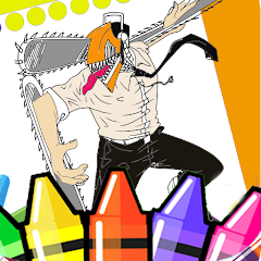 Chainsaw Man Coloring Pages 2 - Apps on Google Play