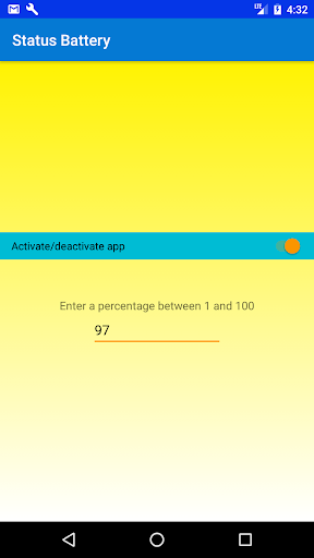 Battery Status Screen 3