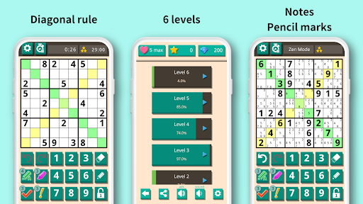 Sudoku Diagonal Screen 2