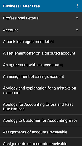 Business Letter Pro Screen 2