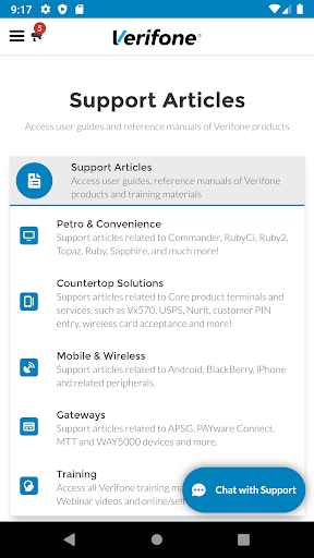 myVerifone Screen 2