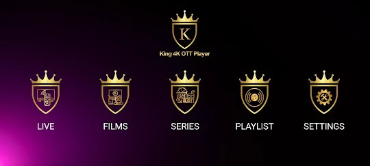 King 4k OTT Player for Mobile