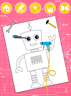 Robots Coloring Pagesのおすすめ画像3