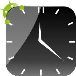 Icon image Crystal Black Clock Widget