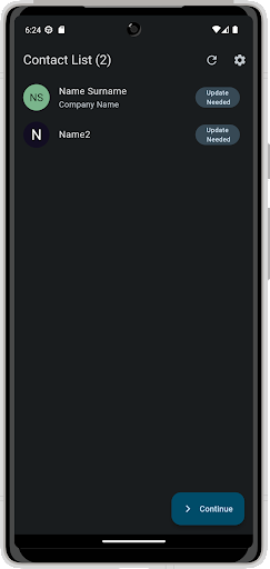 Android application Contacts prefix fix 86 to +370 screenshort