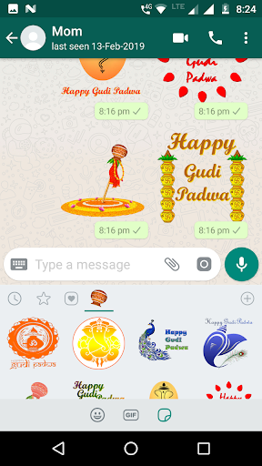 Gudi Padwa WhatsApp Stickers