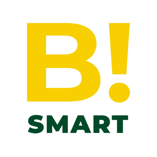 B! Smart logo