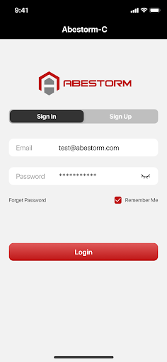 Android application AbeStorm-C screenshort