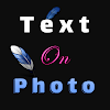 Text on photo - photo editor icon