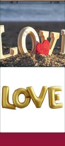 Android application Love screenshort
