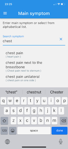 Android application GP Diagnosis screenshort