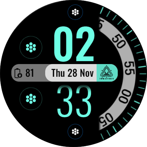 Modern Digital Watch Face Download on Windows