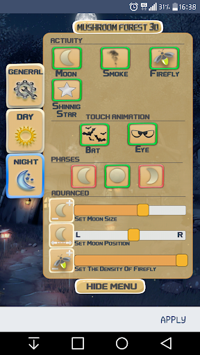 Mushroom Forest 3D Live Wallpa