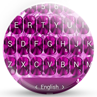 Keyboard Theme Shading Pink