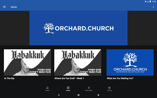 Orchard Church App