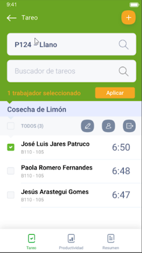 Android application AgroTareo Beta screenshort