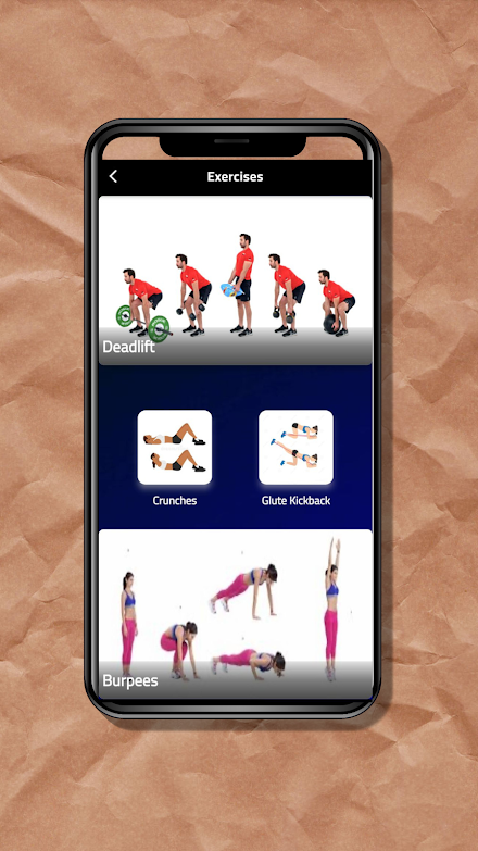 Weight gain exercises in week Screen 3